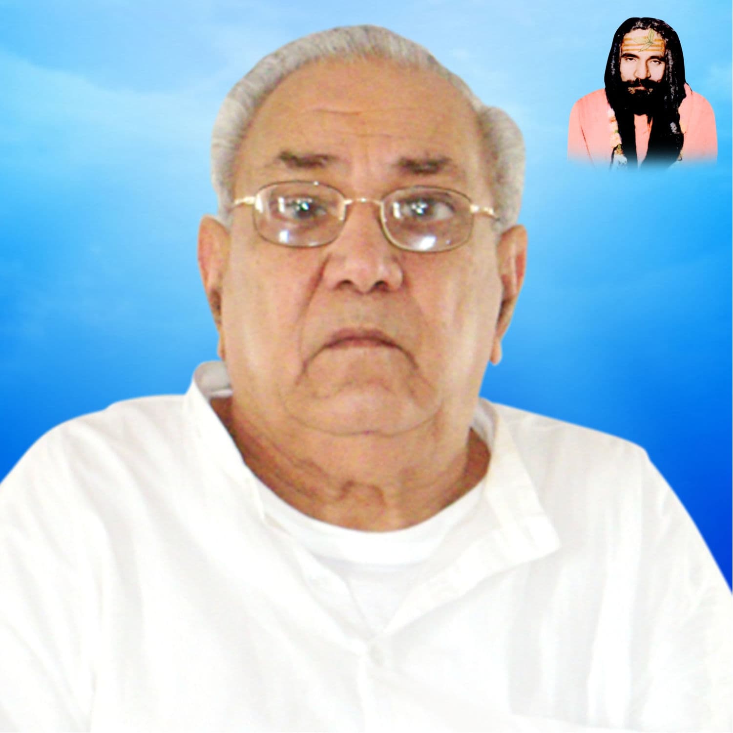 Gurudev Siyag with Baba Shri Gangainath Ji Yogi